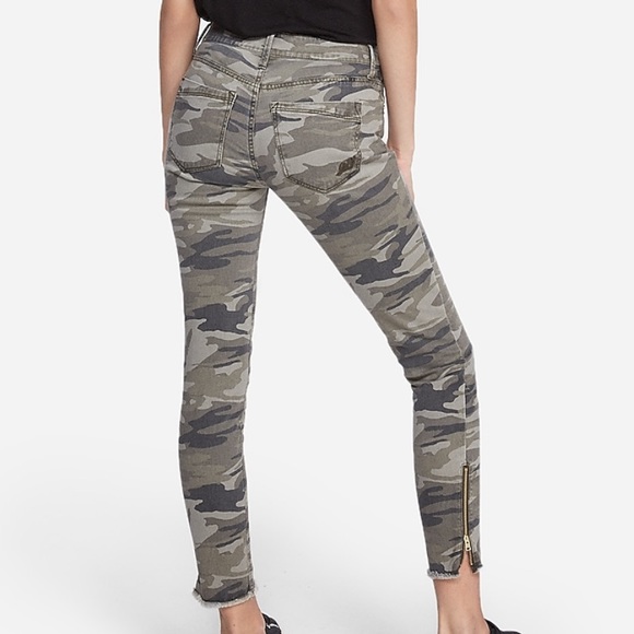express camo jeans